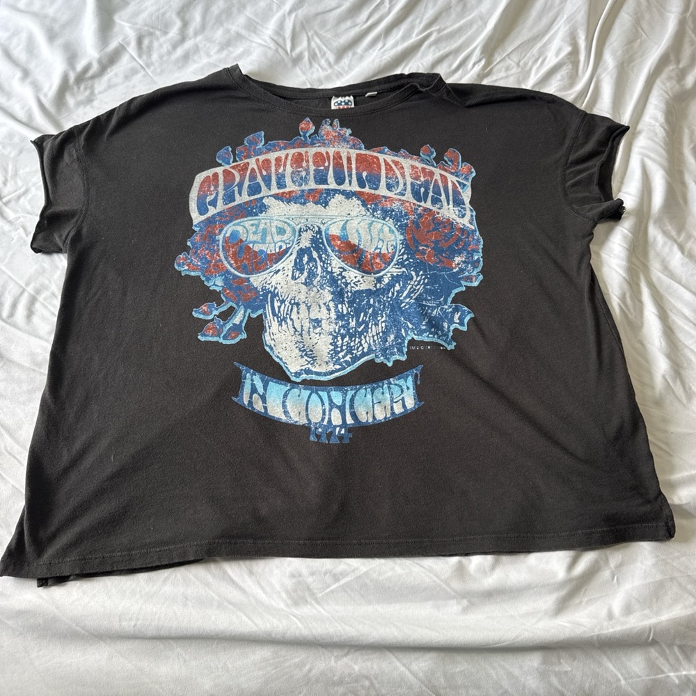 Junk Food Clothing Black Hippie Festival Grateful Dead Tee
